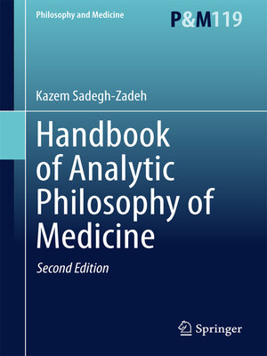 cover image of Handbook of Analytic Philosophy of Medicine